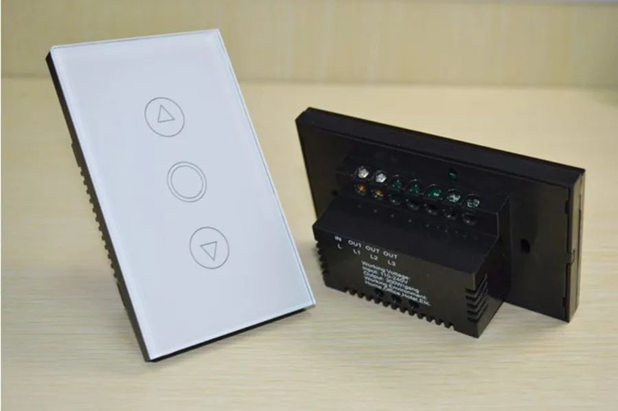 10 High Quality US AU Standard Dimmer Touch Switch, smart home LED Lights Wall Switch,RF433 Remote Control Switch LED indicator