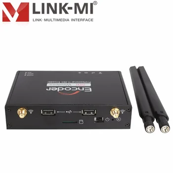 

LINK-MI ECG1 HD/3G-SDI WIFI H.264 Video Encoder Ethernet and external USB 4G-LTE Dongle 2.4G/5.8G dual-band Micro SD card