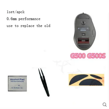 

1sets/pack Original Hotline Games mouse feet for Logitech G500 G500S performance level 0.6mm teflon mousepad mouse glide