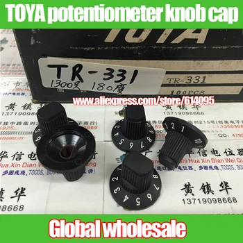 

4pcs TOYA TR-330A TR-331 digital potentiometer knob cap / axle shaft potentiometer knob cap