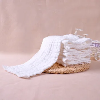

10 Pcs/ Baby Diaper Paper Reusable Washable Liners Inserts Baby Diaper Nappy Cotton Breathable 10 Layers Newborn Cloth Diapers