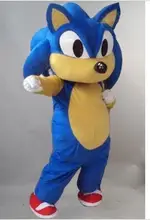 Горячая Распродажа Профессиональный талисман костюм для взрослых Размер нарядное платье милый синий звуковой еж талисман костюм EMS беспла...(China)