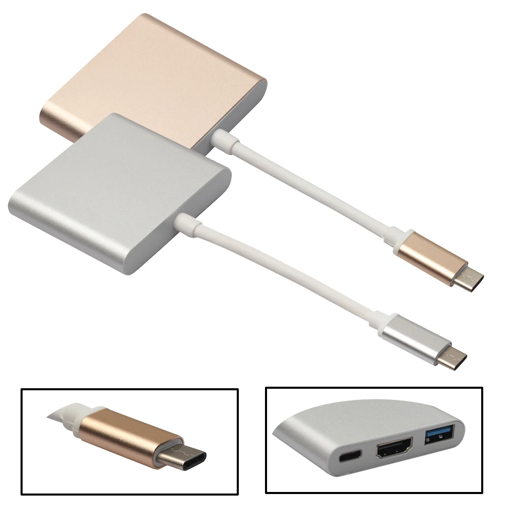 Usb type C к HDMI с зарядным адаптером Kayenne USB-C к HDMI концентратор oct17