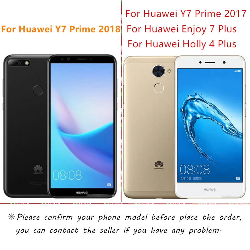 Бронированный чехол из поликарбоната для Huawei Y7 Prime противоударный жесткий