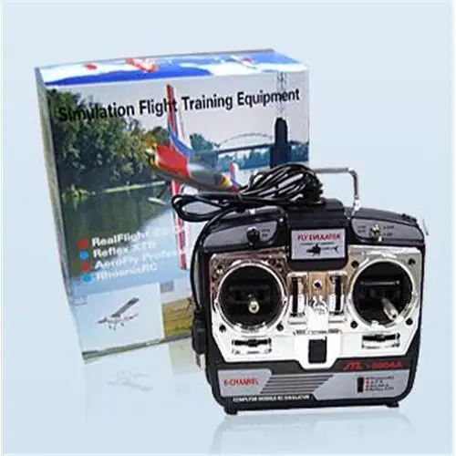 6CH XTR RC симулятор полета 6 CH JTL-0904A самолет CD Бесплатная доставка | Игрушки и хобби