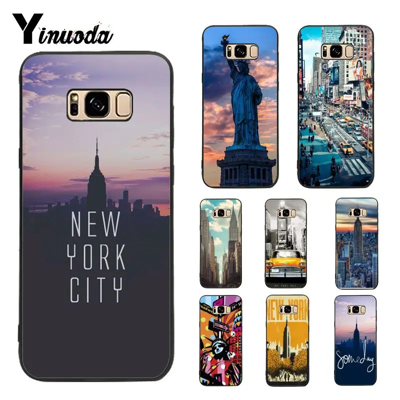 

Yinuoda Case for Galaxy S9 New York City Remarkable Popular Phone Case For Samsung Galaxy S4 S5 S6 S7 S8 S9 S6edge S7edge