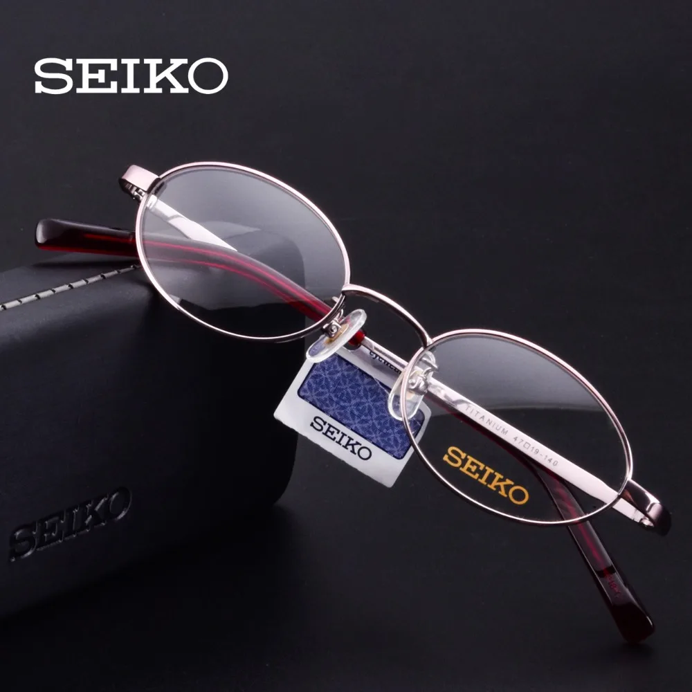 

SEIKO Small Titanium Glasses Frame for Women Pure Titanium Women Eyeglasses Eye Corrective Eyewear Optical Glasses Frames H03085