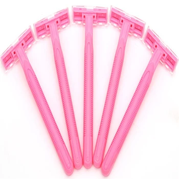 

High quality Shaver vintage manual razor blade razor manual body wash 3 layers blades Shaver for men and women 4Pcs