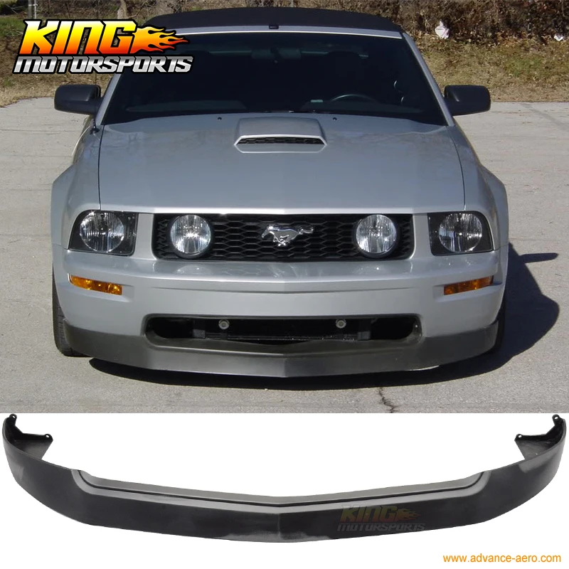 

FOR 2005-2009 Ford Mustang V8 GT 4.6L IKON Style Front Bumper Lip Chin Spoiler
