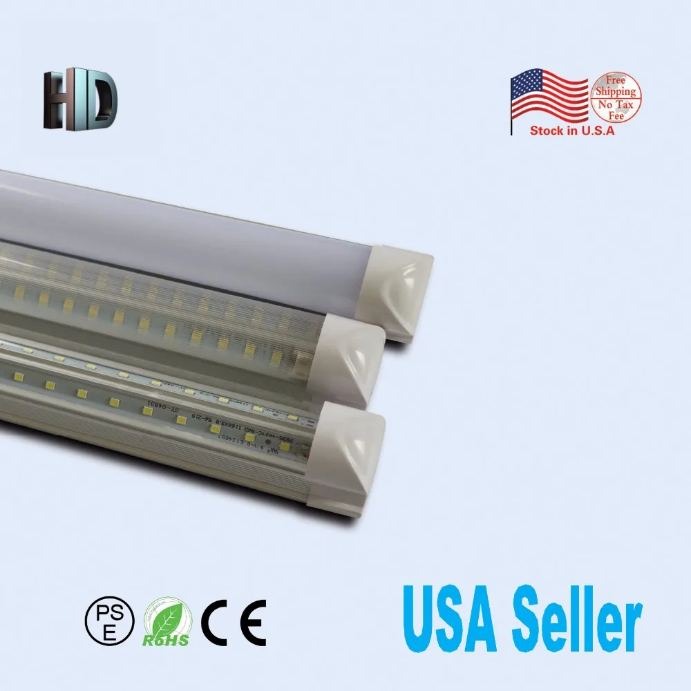 15pcs/lot T8 Integrated V shaped Tube Light 4ft 24W SMD2835 28LM/led