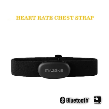 

Bluetooth 4.0 ANT+ Heart Rate Monitor Sensor Chest Strap Compatible Wahoo Polar Garmin Outdoor Band Sports App Running Fitness