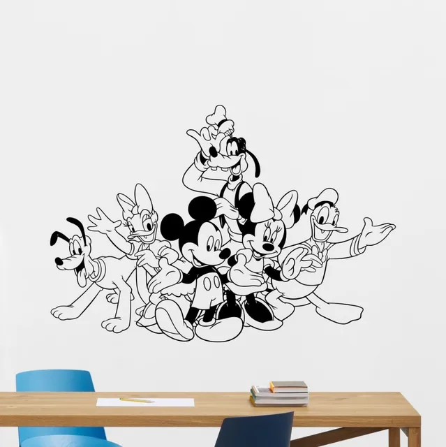 mickey minnie mouse pato donald pateta pluto desenhos animados