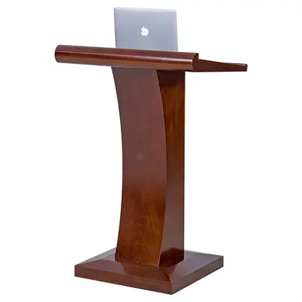 Подиум стол для приема твердой древесины простой и современный стол для встречи с учителем Мобильная Презентация стол для приема