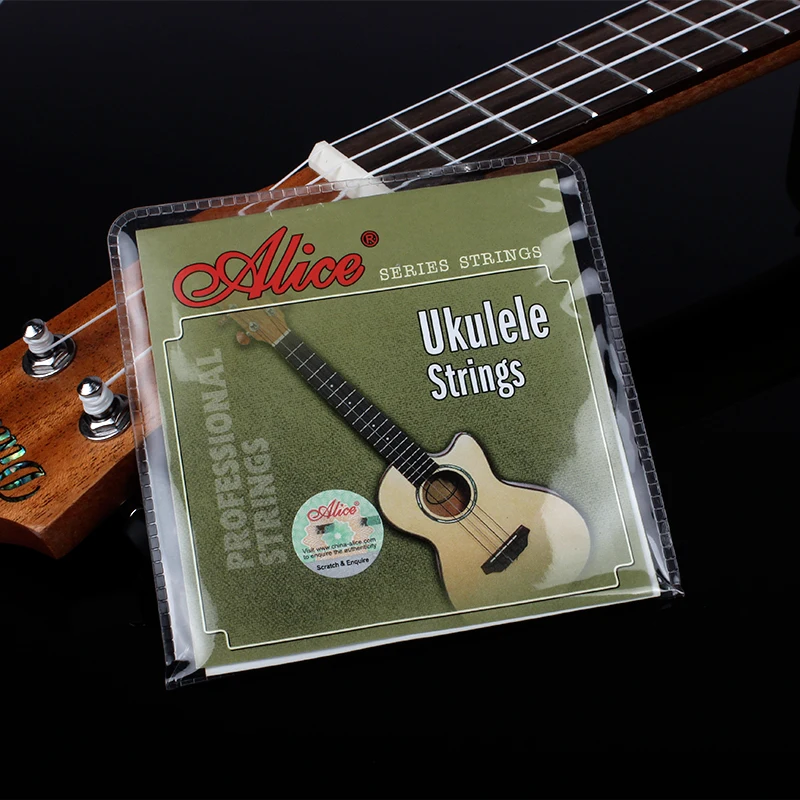 

Alice Nylon Ukulele Strings Set Ukulele Beginners ClearTransparent Hawaii Ukelele Strings For SopranoTenor Concert Accessories