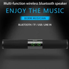 CUJMH V01 беспроводной bluetooth динамик сабвуфер часы компьютер аудио Мобильный телефон кронштейн карты аудио