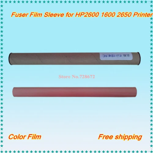 

3pcs Compatible And New A Grade Color Fuser Film Sleeve for HP 1600 2600 2605 Printer fixing film Telfon