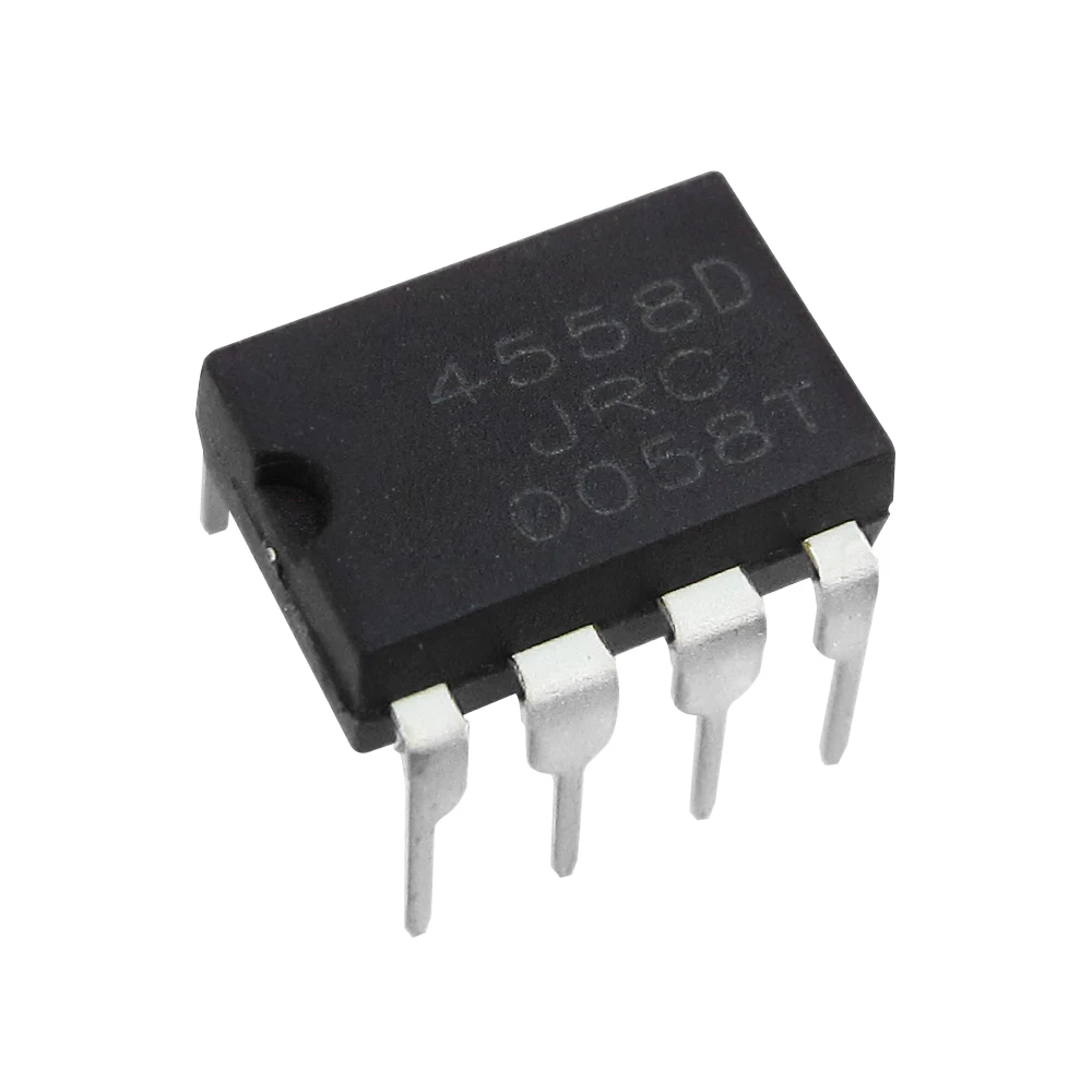 100 шт. JRC4558 4558 4558D DIP-8 интегрированный IC чип двойной операционный усилитель
