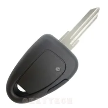 Okey Tech For Fiat Fiat Iveco 1 Side Button Key Shell GT15R blade Remote Car Key Shell Without Battery Clamp Free Shipping
