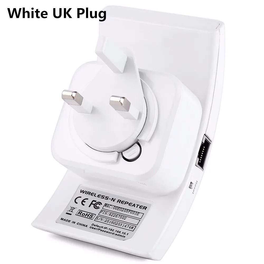 White UK Plug_