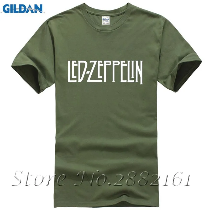 

2017 New Arrive LED-ZEPPELIN Letters Men's Clothing Casual Summer Tees Simple Design T-shirt Summer Short Sleeves Fashion Tee