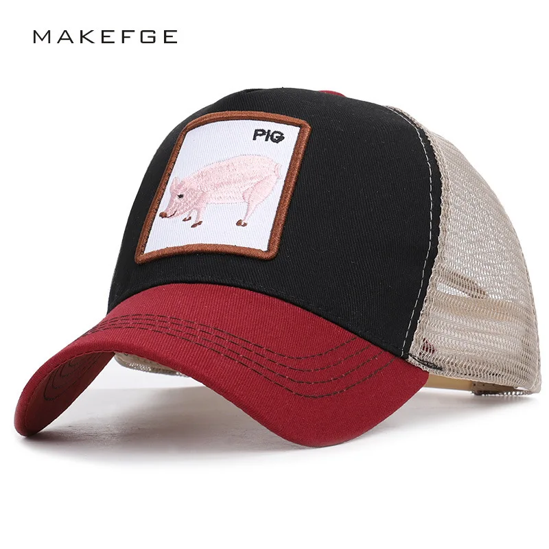 Neymar Sale 2019 Summer Visor Pig Animal Baseball Cap, Korean Version Of Truck Hat, New Style Male And Female Sun Hat Summer.
