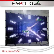 Светодиодный экран для видеосъемки RGB цветной светодиодный экран для телевизионного шоу светодиодный экран для видеосъемки DMX контроллер