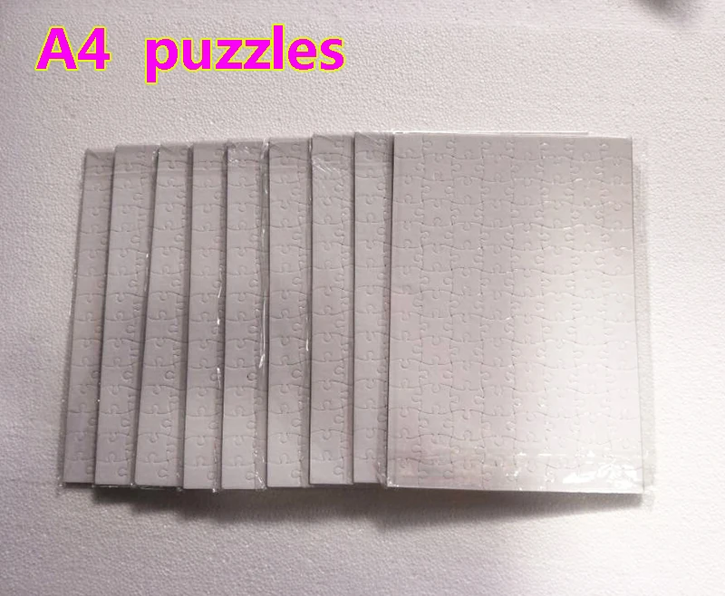 

5pcs A4 size DIY Sublimation Puzzles blank pearl Jigsaw Heat Printing Transfer Puzzle