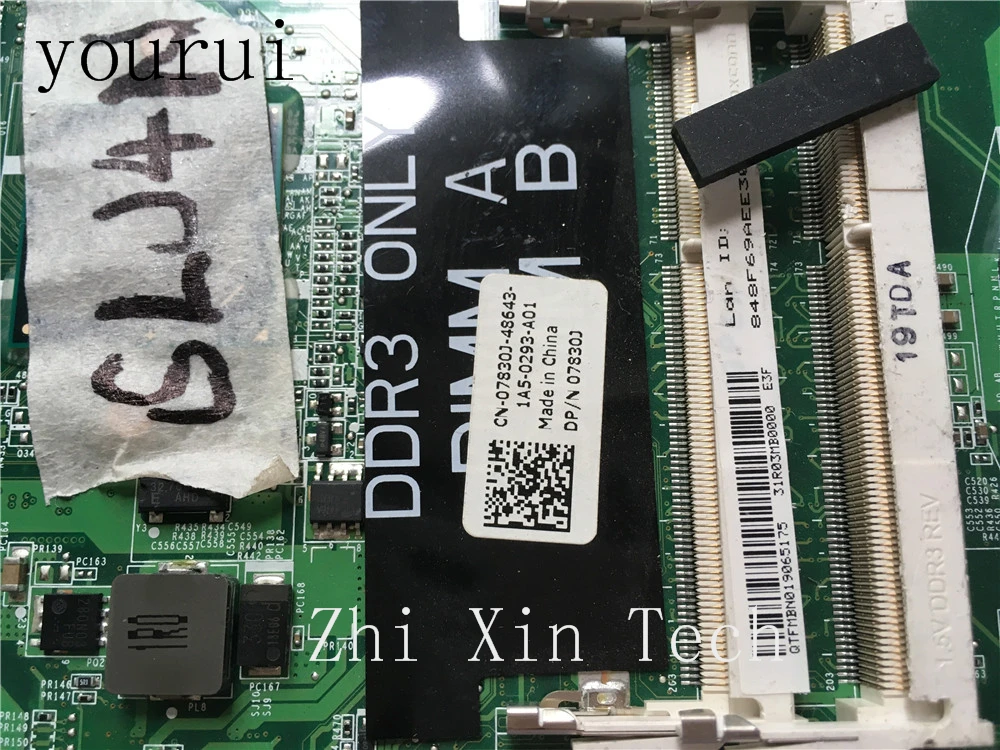 Yourui-placa-mãe para Laptop Dell Inspiron 17r N7110 Cn07830j 07830j 7830j Ddr3 Hm67 Totalmente Testada Placa-mãe para notebook - Imagem 3