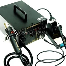 Тепловая пушка+ электрический утюг, двухфункциональная термостатическая паяльная станция с контролем температуры, паяльная станция с горячим воздухом