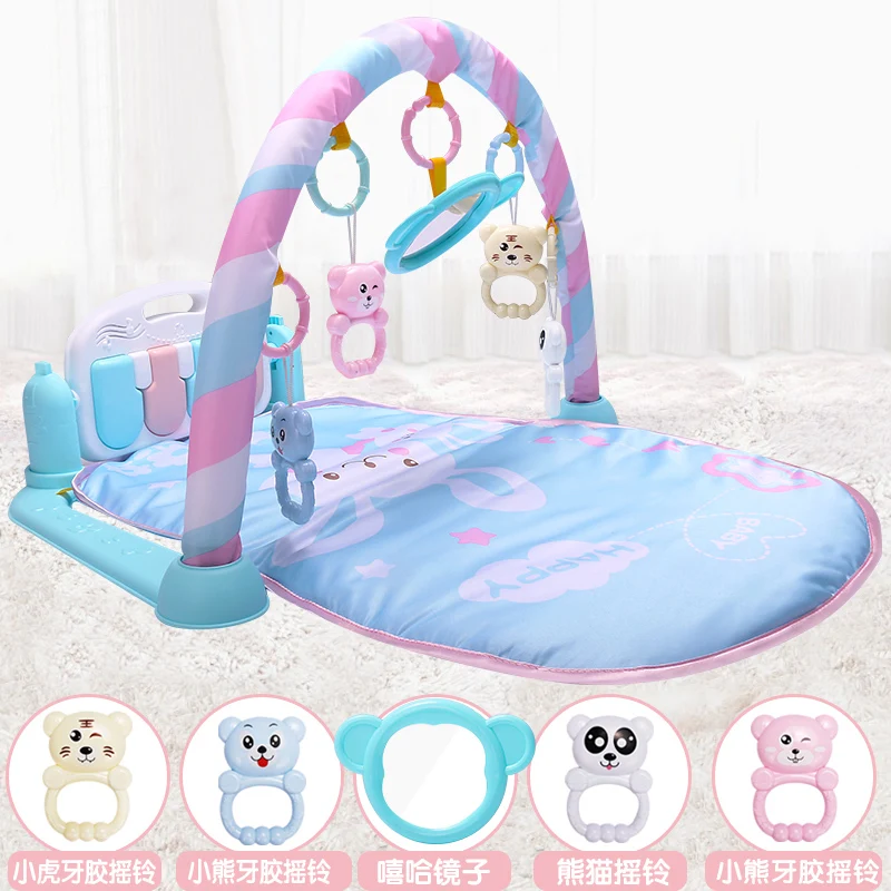 Baby Play Mat Baby Gym Toys 0 12 Months Soft Lighting Rattles Musical