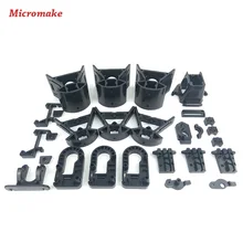 Micromake Kossel Delta 3D Printer Accessories Plastic Injection Parts Whole Set of Injection Non-standard Parts