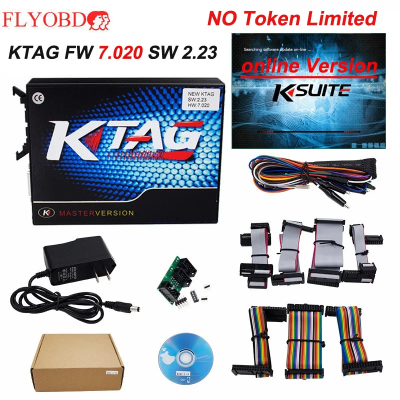 

Online Version KTAG 7.020 ECU Chip Tuning tool K-TAG V7.020 SW V2.23 K TAG For Car/Truck No Token Limite ECM titanium software