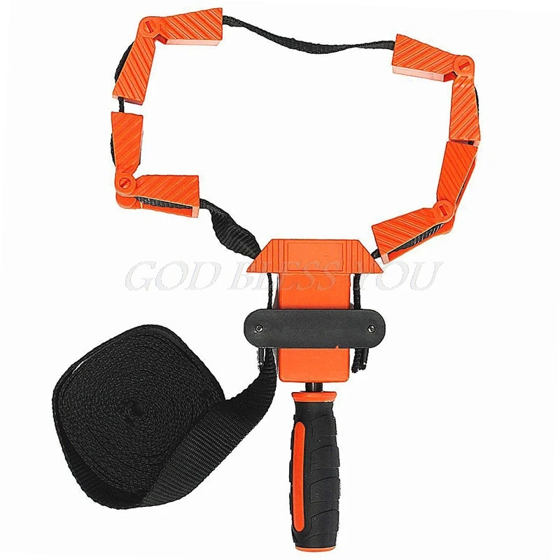 

Pure Nylon Picture Frame Woodworking Band Strap Ratchet Clamp Corner Miter Tool