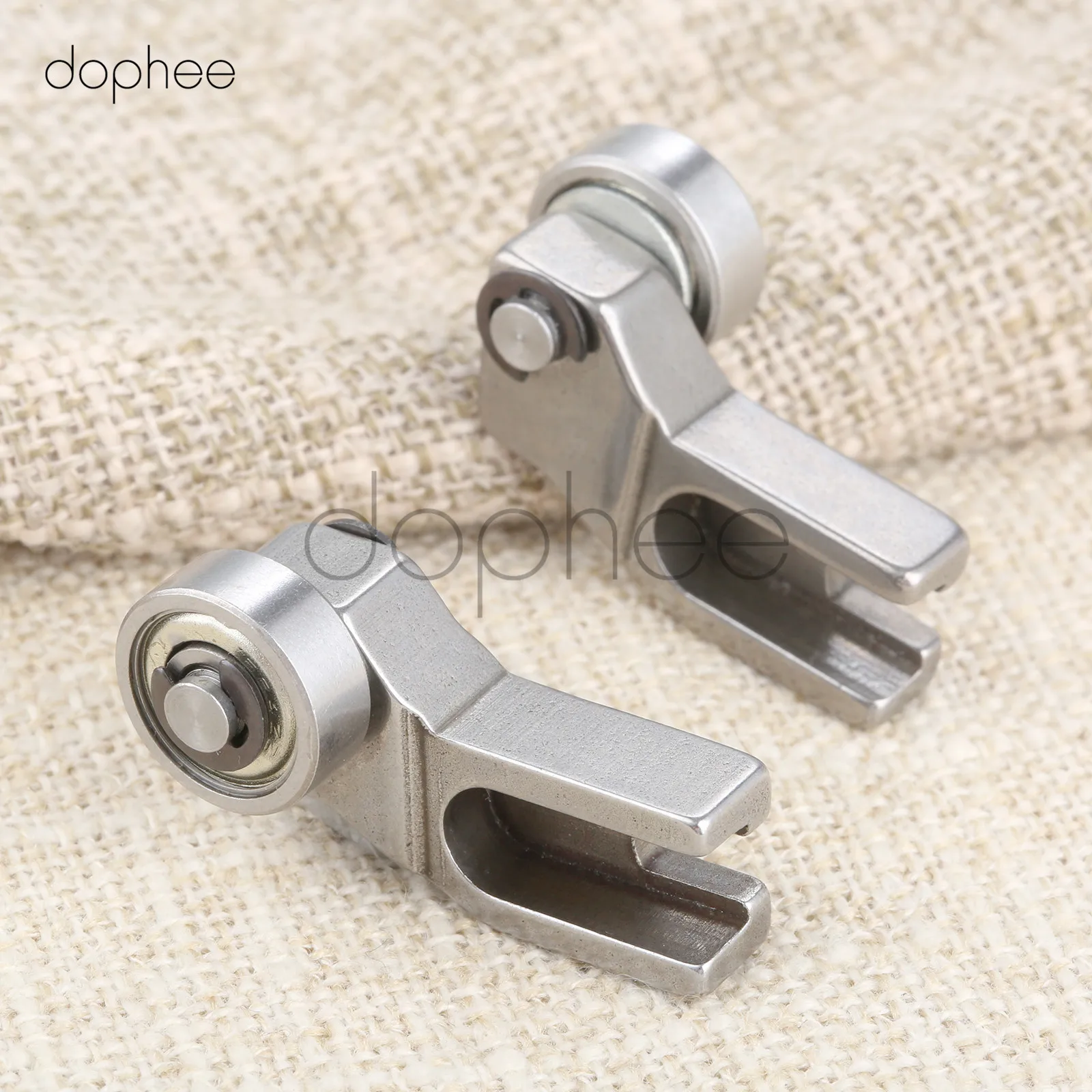

dophee 1pc Steel left / right Template Machine Single Roller Presser for Template sewing machine