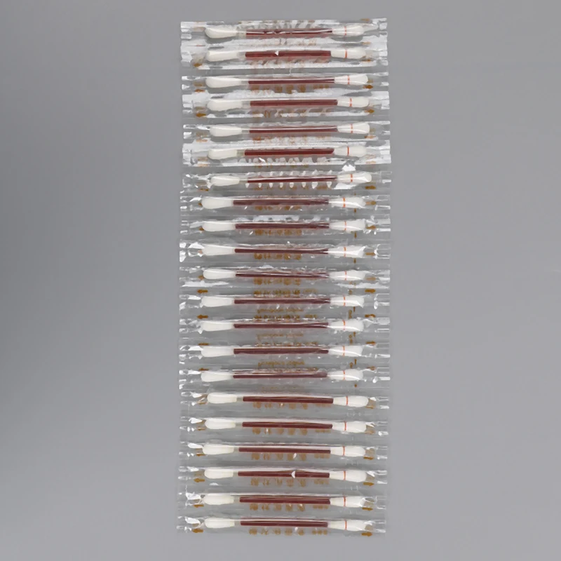 

20Pcs Disposable Cotton Stick Alcohol Iodine Volts Disinfected Swab Climbing Aid First Wet Wipes Aid Kit Braces Supports