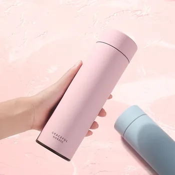 

Thermos Cup Vacuum Flask Water Bottle Mug Thermos Coffee Travel Mug Thermo Bottle 500ml Kubek Termiczny Stainless Tumber WZD093