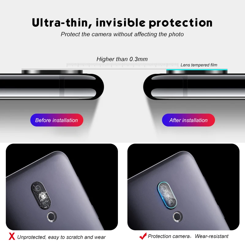 2 шт. защитная пленка для камеры Meizu Note 9 8 M6 16th 16 th 15 Plus Lite 16S 16X X8 из закаленного