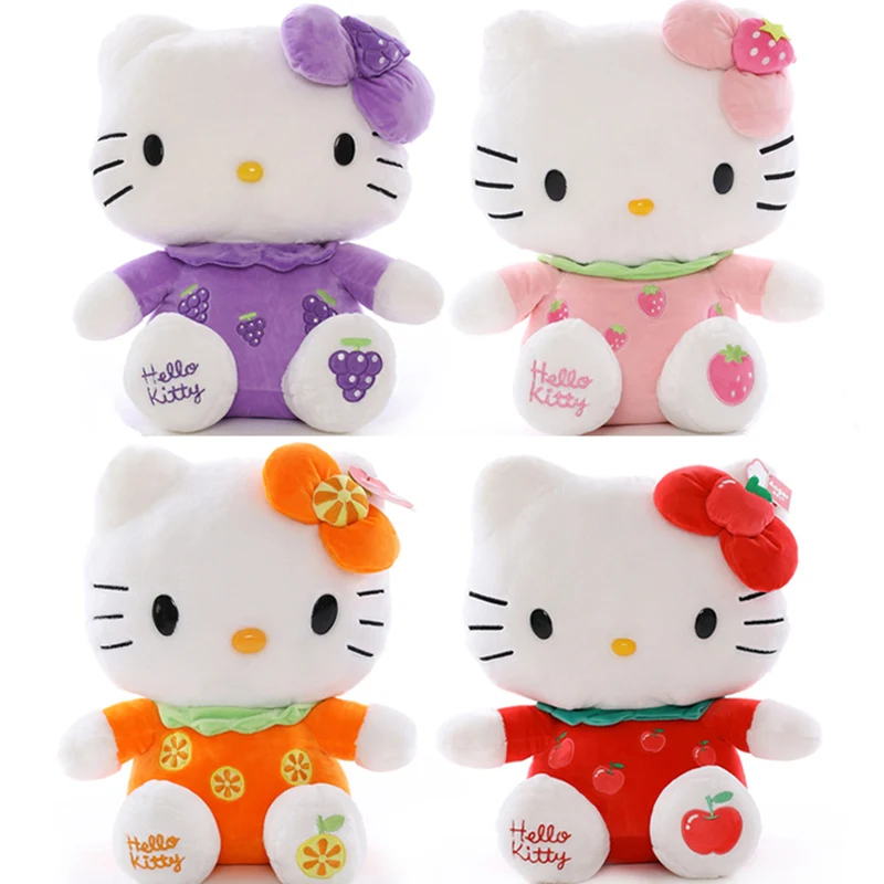 Fruit Hello kitty Cat Plush Toys Dolls 1pcs 8" 20cm for children's gift home decoration free