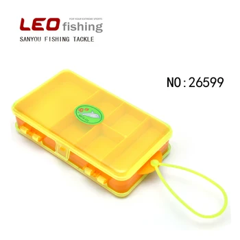

Leo Fishing Tackle Box 26599 Dolphin HE18-152 Main Line Accessories Boxes Lure Tool Case Fishing Gear Pesca 18*10.5*4.5cm