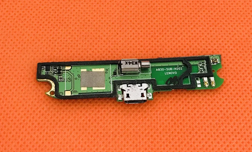 Б/у оригинальная зарядная плата с usb разъемом + микрофон для Lenovo A830 MT6589