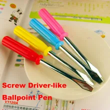 4 шт./лот шариковая ручка, Милые инновационных отвертка-как, пуля Совет 0.5 мм