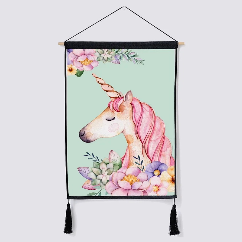 Tapestry Animals Unicorn Mandalas tapestry For Kids Mandala Wall