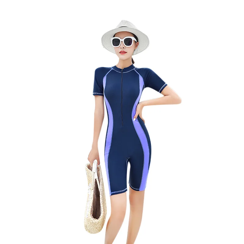 

LYSEACIA Plus Size Swimsuit for Women Swim Diving Suits Nylon Patchwork Swim Wear Summer Anti-Sun Slim Swimsuit L-6XL