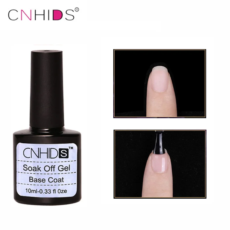 

CNHIDS Base Coat Transparent UV Gel Nail Polish 10ml Soak Off Long Lasting Primer Lacquer Nail Manicure Vernis Semi Permanent