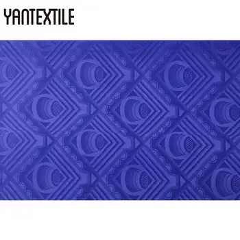 

YANTEXTILE Guinea Brocade Bazin Riche Fabric 10 Yards Nigeria Dress African Fashion Style Damask Abaya Fabric Similar To Getzner