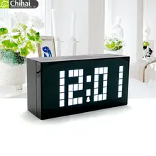 CH KOSDA Large Digital Decorative LED Digital Alarm Wall Clock Table Desktop Clock Temperature Calendar Big Large Number Snooze
