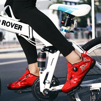

Breathable Mesh Men Women Road Bike Shoes for Cycling Shoes Ultralight Non-Lock Non-slip Mountain Bicycle Racing Sneaker
