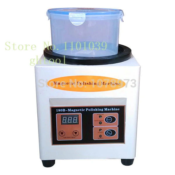 

New Arrival 220V 800g Capacity 180B Magnetic Tumbler Jewelry Polishing Machine jewelery tools