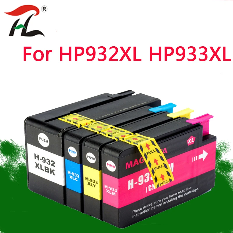 

4PK 932XL 933XL Ink Cartridge for HP932XL HP933XL HP 932XL 932 for hp Office jet 6100 6600 6700 7110 7610 7612 printer