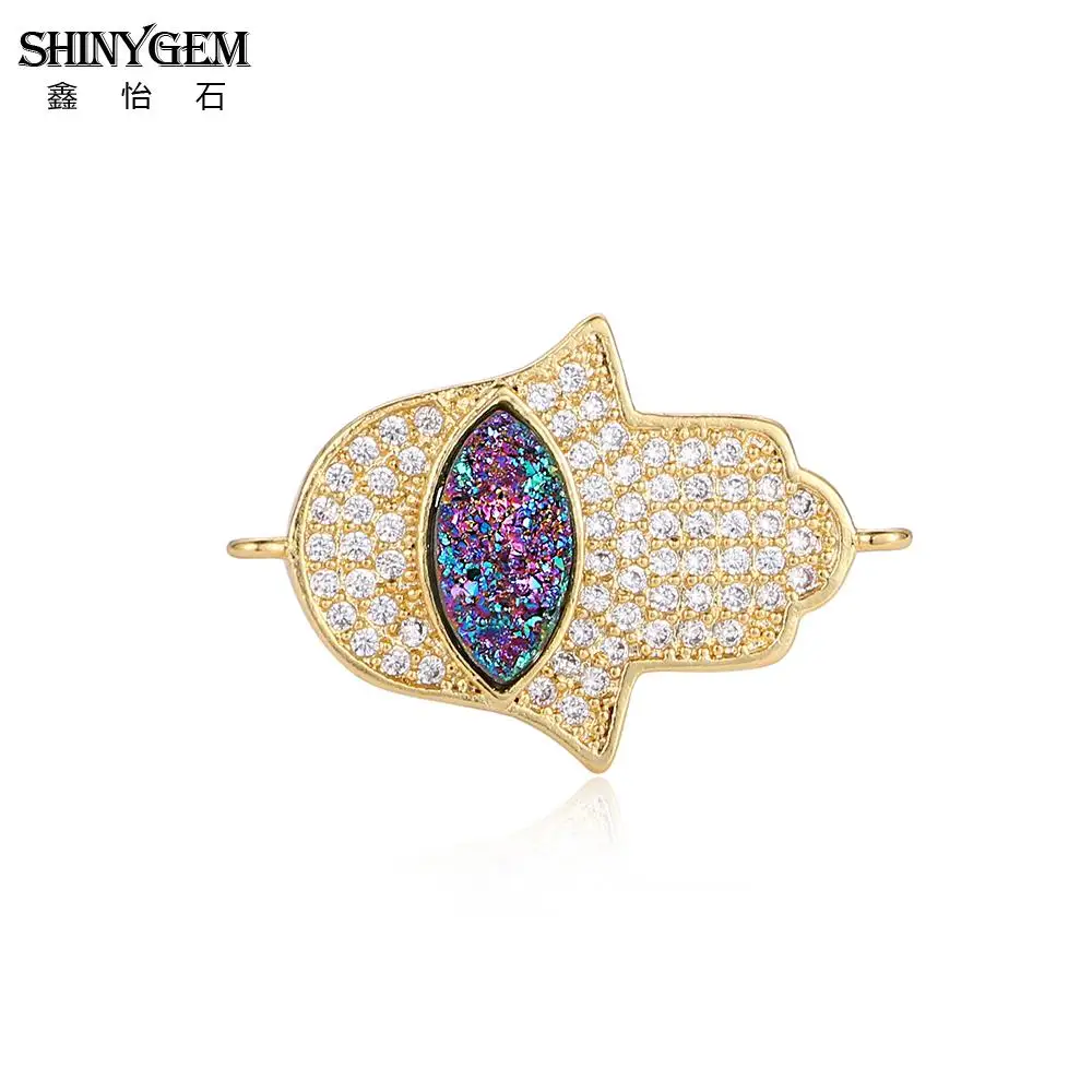 Шармы для изготовления ювелирных изделий SHINYGEM Fatima шармы с кубическим цирконием